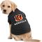 Show in main carousel: Littlearth NFL Dog & Cat Tee Shirt, Cincinnati Bengals, Small slide 2 of 5