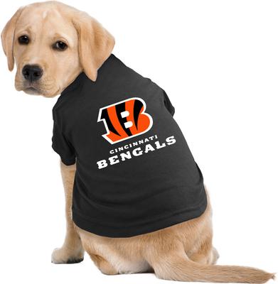 Show full view: Littlearth NFL Dog & Cat Tee Shirt, Cincinnati Bengals, Small slide 2 of 5