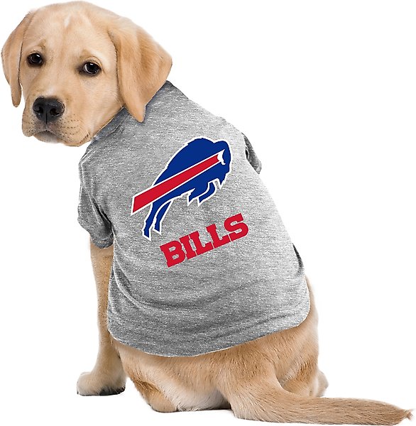 Show full view: Littlearth NFL Dog & Cat Tee Shirt, Buffalo Bills, Medium slide 2 of 5