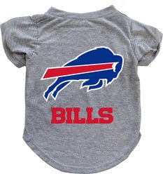 Littlearth NFL Dog & Cat Tee Shirt, Buffalo Bills, Large