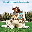 Show in main carousel: Yafylly 3-in-1 Dog Feeding Travel Kit with Filtered Water Bottle, Food Storage & Waste Bag Dispenser slide 6 of 9