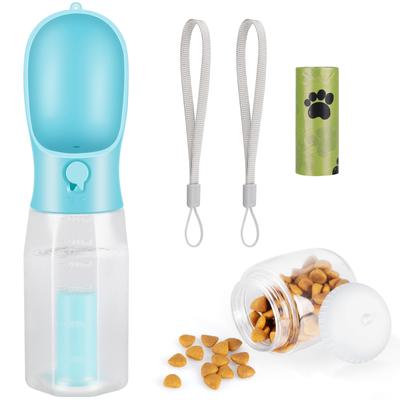 Show full view: Yafylly 3-in-1 Dog Feeding Travel Kit with Filtered Water Bottle, Food Storage & Waste Bag Dispenser slide 1 of 10