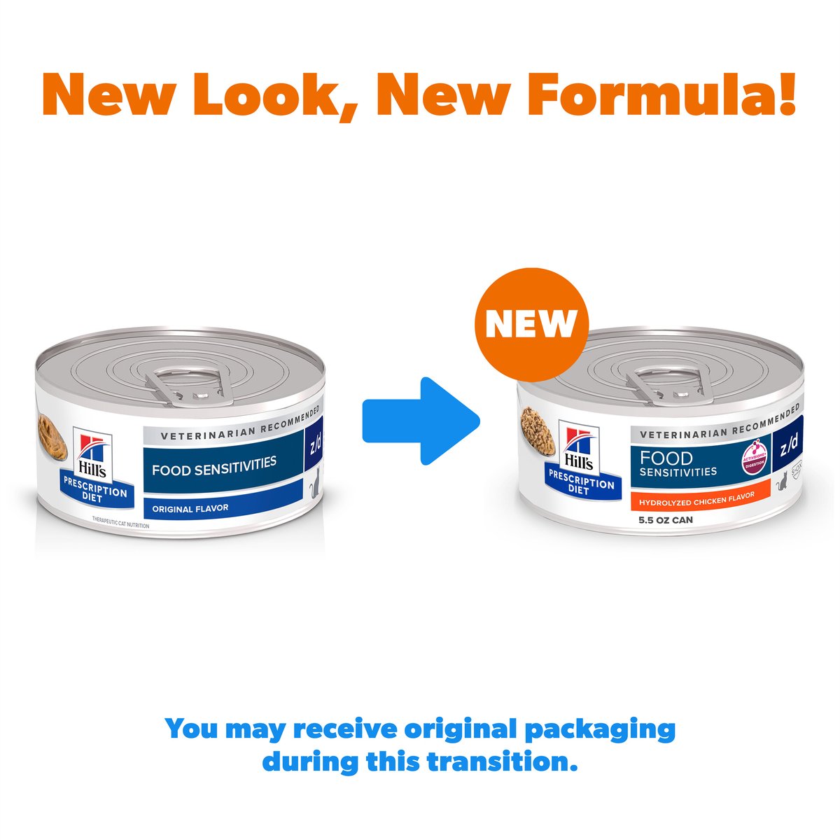 Hill's Prescription Diet z/d Skin & Food Sensitivities Hydrolyzed Chicken Flavor Wet Cat Food