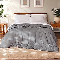 MODERN THREADS TENCEL Lyocell Luxury Ultra Soft Down Alternative Comforter, Platinum, King slide 1 of 6