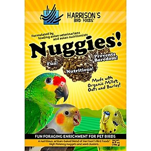 Harrison's Bird Foods NUGGIES Birds Treats, 6.9-oz