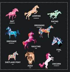 My Sticker Paintings: Horses slide 2 of 4