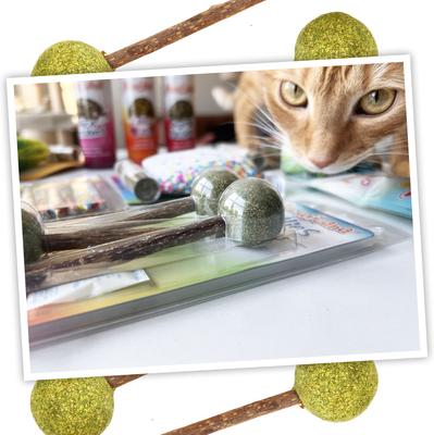 Show full view: Meowijuana Lollies Silvervine Sticks with Catnip, 3 count slide 6 of 9