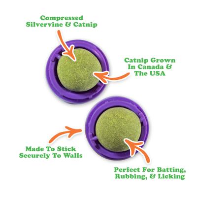 Show full view: Meowijuana Purrple Passion Stick 'n' Lick Compressed Catnip, 2 count slide 3 of 9