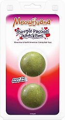 Meowijuana Purrple Passion Compressed Catnip Ball Refill, 2 count