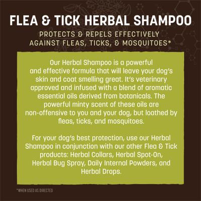 Show full view: Earth Animal Apothecary Natural Flea & Tick Herbal Shampoo for Dogs, 12-fl oz bottle slide 4 of 7