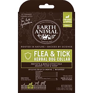 Earth Animal Apothecary Natural Flea & Tick Herbal Collar for Dogs, Small: Up to 20-in neck