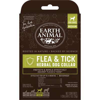 Earth Animal Earth Animal Apothecary Natural Flea & Tick Herbal Collar for Dogs, Medium: 21 to 23-in neck