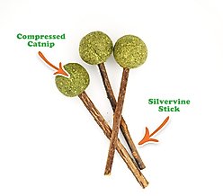 Meowijuana Lollies Silvervine Sticks with Catnip, 3 count slide 2 of 7