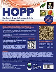 Harrison's Bird Foods Organic Premium Pellet Bird Food, 25-lb Bag slide 2 of 2
