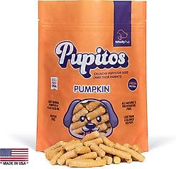 Wholly Pup Pupitos Quinoa & Pumpkin Puffs Crunchy Dog Treats, 4-oz bag