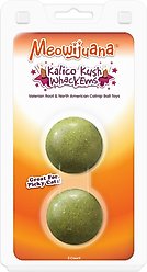 Meowijuana Kalico Kush Compressed Catnip Ball Refill, 2 count