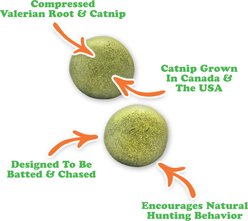 Meowijuana Kalico Kush Compressed Catnip Ball Refill, 2 count slide 2 of 8