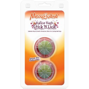 Meowijuana Kalico Kush Stick 'n' Lick Compressed Catnip, 2 count