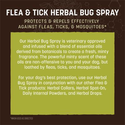 Show full view: Earth Animal Apothecary Natural Flea & Tick Herbal Bug Spray for Dogs, 8-fl oz bottle slide 4 of 7