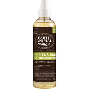 Earth Animal Apothecary Natural Flea & Tick Herbal Bug Spray for Dogs, 8-fl oz bottle