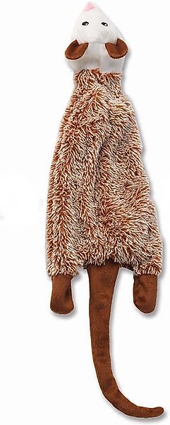 Show full view: PetRageous Designs RoadRageous Opossum Stuffless Body Squeak Plush Toy, Brown, 22-in slide 1 of 3
