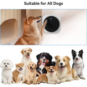 MEGAPAWS Wireless Smart Dog Doorbell, 2 count, White