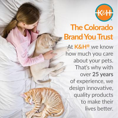 Show full view: K&H Pet Products Self-Warming Nuzzle Nest Bolster Cat & Dog Bed, Leopard slide 7 of 11