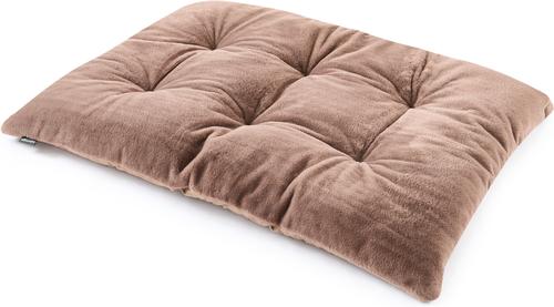 Show full view: Allisandro Deluxe Washable Dog Bed, Brown, Medium slide 2 of 4