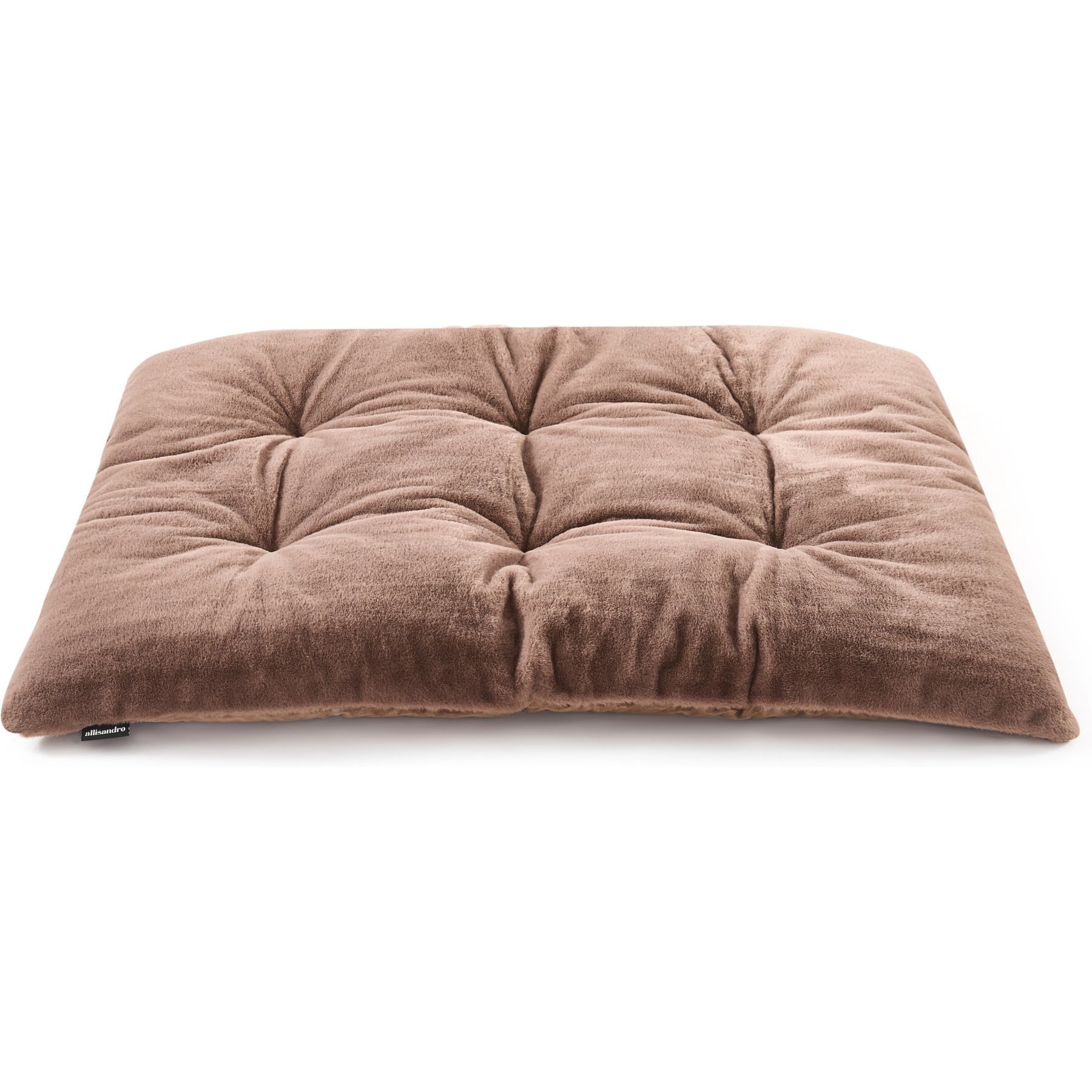 Allisandro Deluxe Washable Dog Bed, Brown, Small