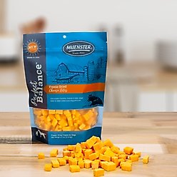 Muenster Perfect Balance Cheese Bites Freeze-Dried Dog Treats, 5-oz bag slide 2 of 9