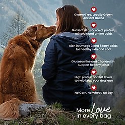 Muenster Perfect Balance Chicken Meal Recipe with Ancient Grains Dry Dog Food, 25-lb bag slide 2 of 9