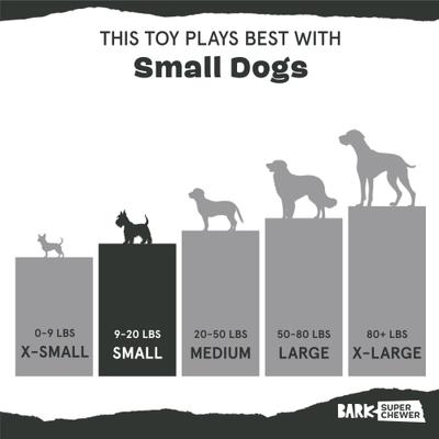 Show full view: BARK Origin Dog Chew Toy, Multi Colored, Small slide 5 of 8