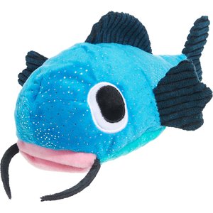 BARK Catfish Claude Plush Dog Toy, Multi Colored