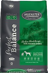 Muenster Perfect Balance Chicken Meal Recipe with Ancient Grains Dry Dog Food, 25-lb bag