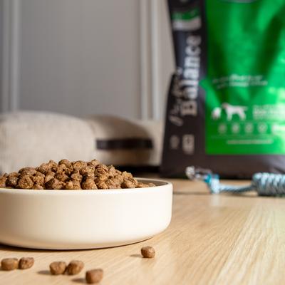 Show full view: Muenster Perfect Balance Chicken Meal Recipe with Ancient Grains Dry Dog Food, 25-lb bag slide 4 of 11