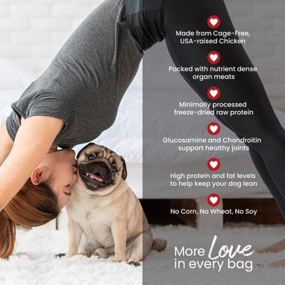 Show full view: Muenster Perfect Balance Chicken Bites Freeze-Dried Dog Food, 12-oz bag slide 6 of 11