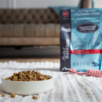 Show full view: Muenster Perfect Balance Pork Meal Medley with Beef Bites Freeze-Dried Dog Food, 3.5-lb bag slide 4 of 11