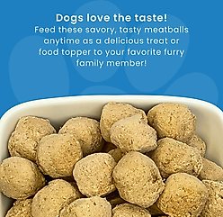 Muenster Perfect Balance Beef Meatballs Freeze-Dried Dog Treats, 4-oz bag slide 2 of 9