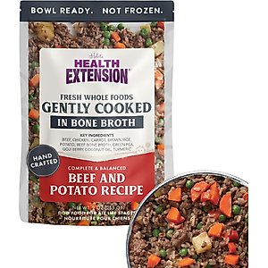 Health Extension Gently Cooked Beef & Potato Recipe Wet Dog Food, 9-oz pouch, 1 count