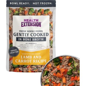 Health Extension Gently Cooked Lamb & Carrot Recipe Wet Dog Food, 9-oz pouch, 1 count