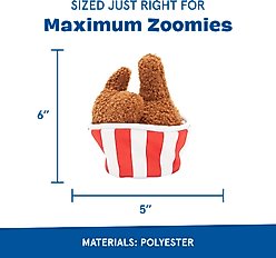 BARK Bucket O' Fried Licken Plush Dog Toy, Multi Colored, Small slide 2 of 7