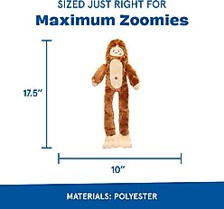 BARK Hairy Henderson Plush Dog Toy, Multi Colored slide 2 of 6