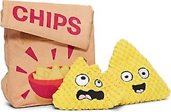 BARK A-Maize-Ing Corn Chips Plush Dog Toy, Multi Colored, X-Small