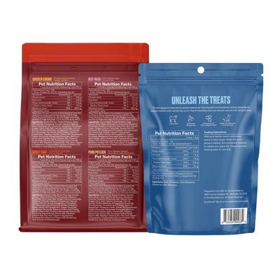 Show full view: Nom Nom Enrichment Kit: Fresh Frozen Dog Food + Beef & Blueberry Dehydrated Treats + Nina Ottosson Tornado Toy + West Paw Treat Dispensing Toy slide 7 of 7