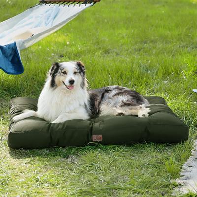 Show full view: Bedsure Waterproof Oxford Fabric Crate Dog Bed, Green, X-Large slide 5 of 8