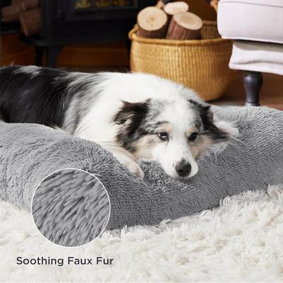 Show full view: Bedsure Washable Dog Crate Mattress, Light Grey, 48-in slide 2 of 8