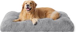 Bedsure Washable Dog Crate Mattress, Light Grey, 48-in