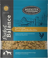 Muenster Perfect Balance Chicken Bites Freeze-Dried Dog Food, 12-oz bag