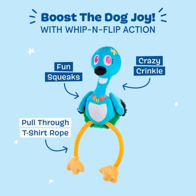 Show full view: BARK Ani The Nene Goose Plush Dog Toy, Multi Colored slide 3 of 6