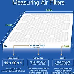 Nordic Pure Pleated MERV 8 Air Filters, 16 x 20 x 1-in, 4 count slide 2 of 8